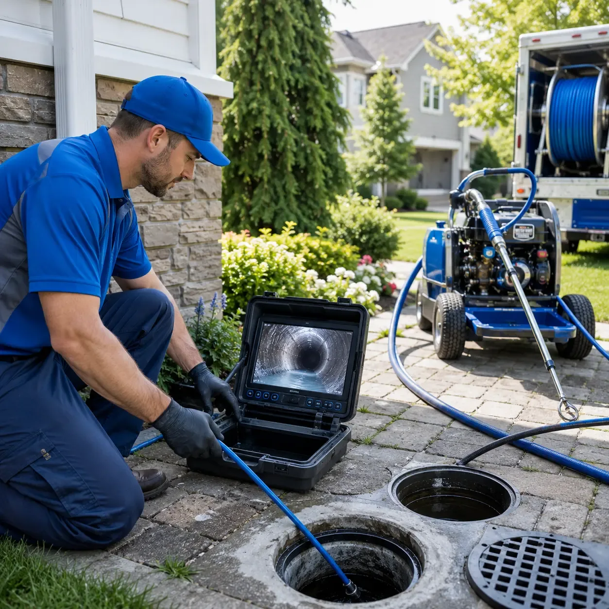 Outdoor drain cleaning professionals serving Graymont, IL