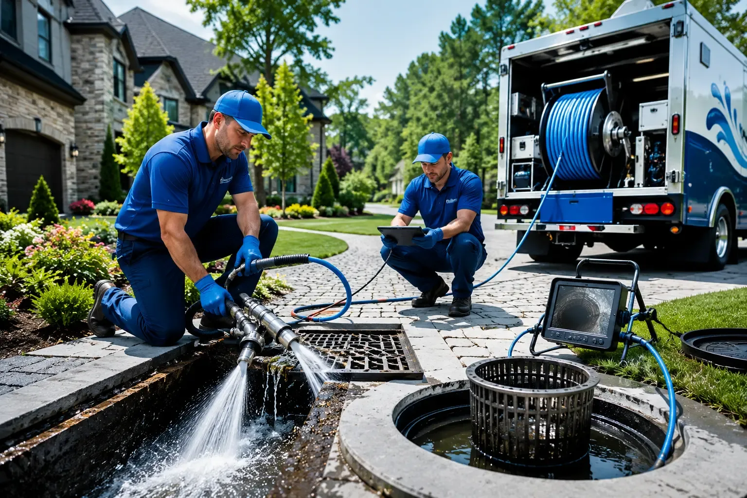 Local outdoor drain cleaning professionals in Graymont, IL